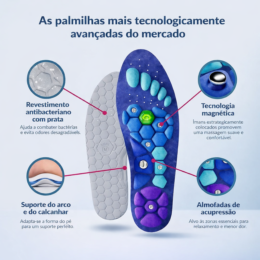 Palmilhas Magnéticas VivAurea™