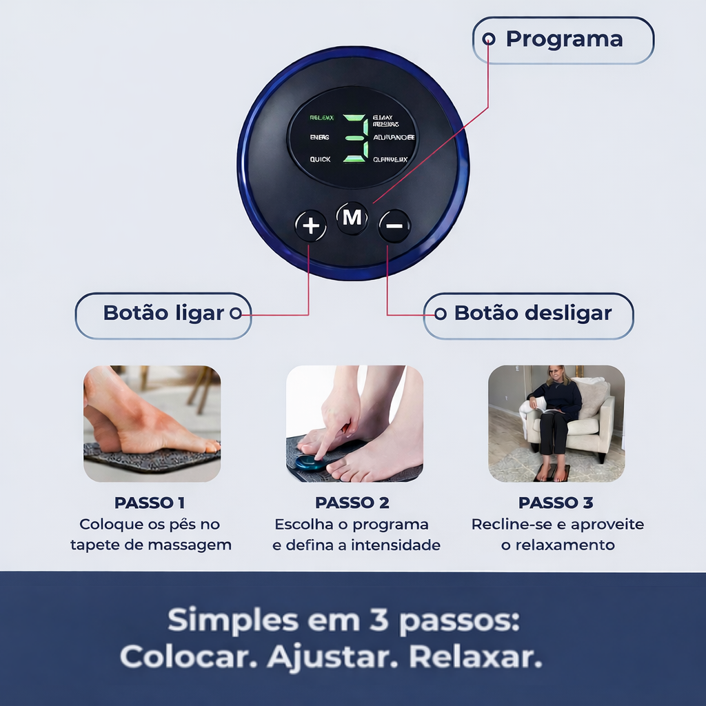 Massajador de Pés VivAurea™