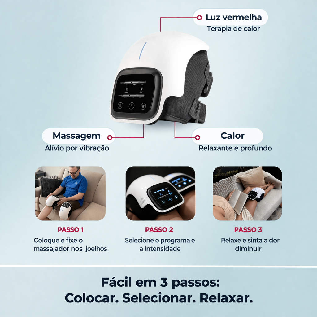 Massajador de Joelho VivAurea™