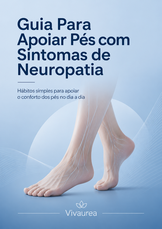 Guia Vivaurea™ Para Apoiar Pés com Sintomas de Neuropatia
